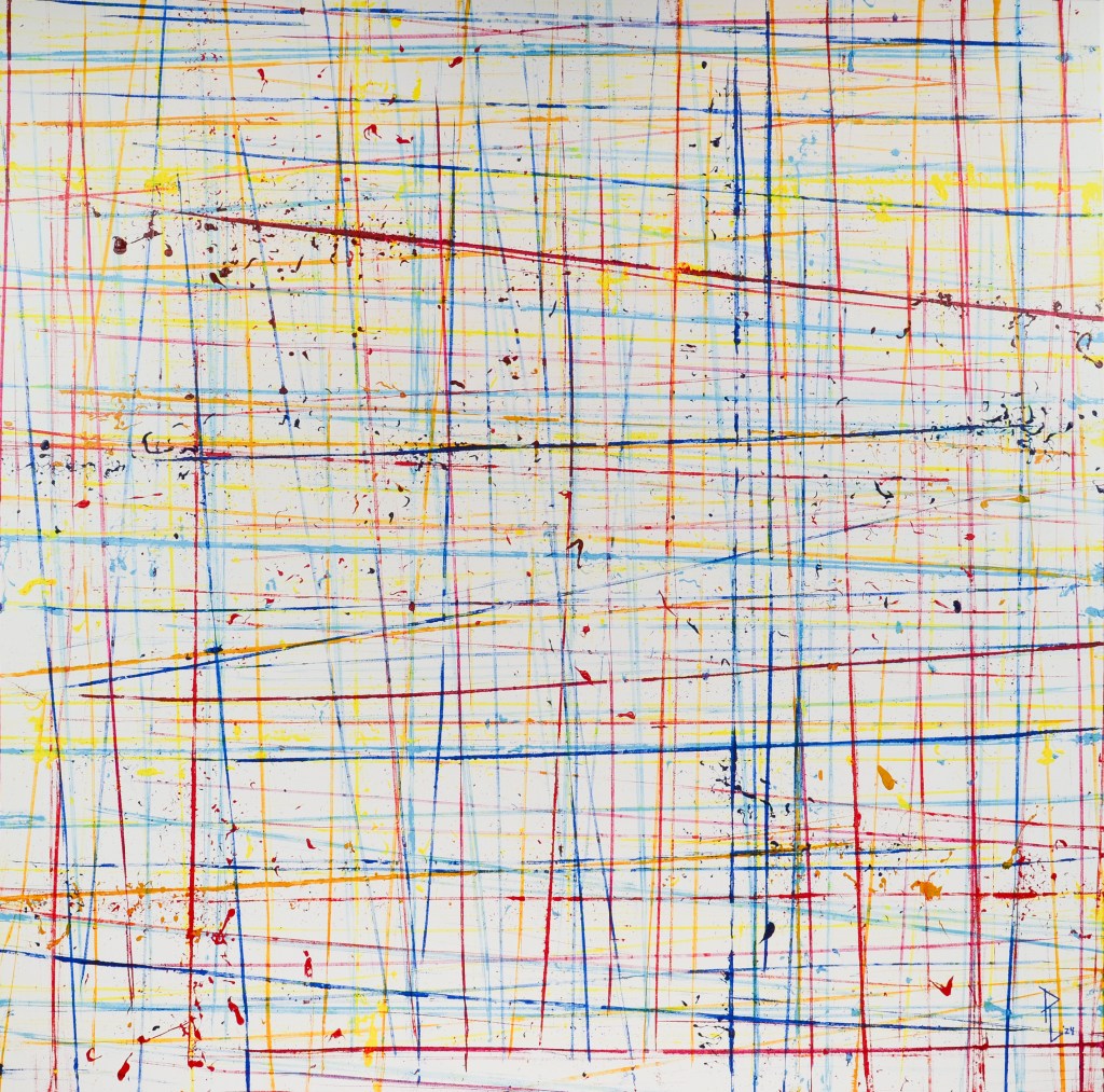 abstract-art-elastic-color-stripes